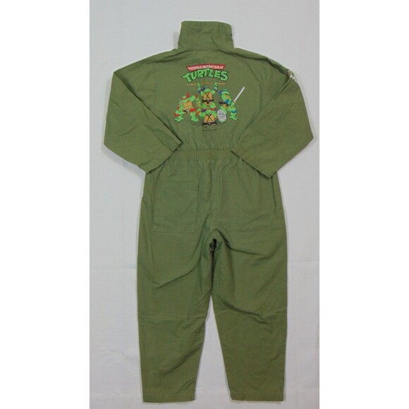 VTG 89 TMNT Jumpsuit Costume Mirage Studio Green 7/8 Teenage Mutant Ninja Turtle - Picture 9 of 12